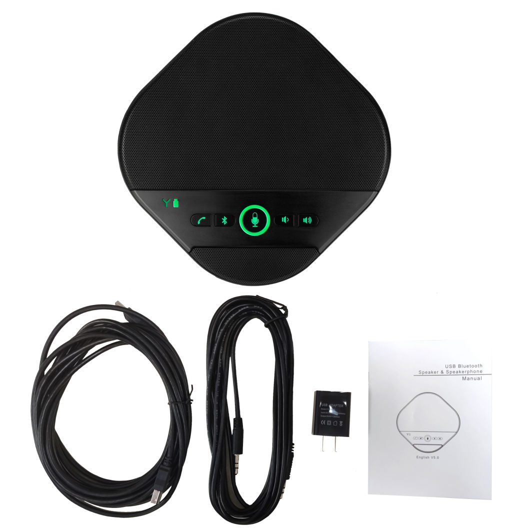 Portable Bluetooth Speakerphone for Tel/Video Conference