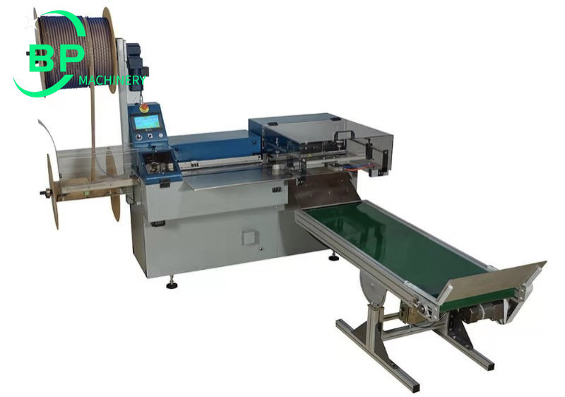 Semi automatic wire o notebook desk calendar binding machine 