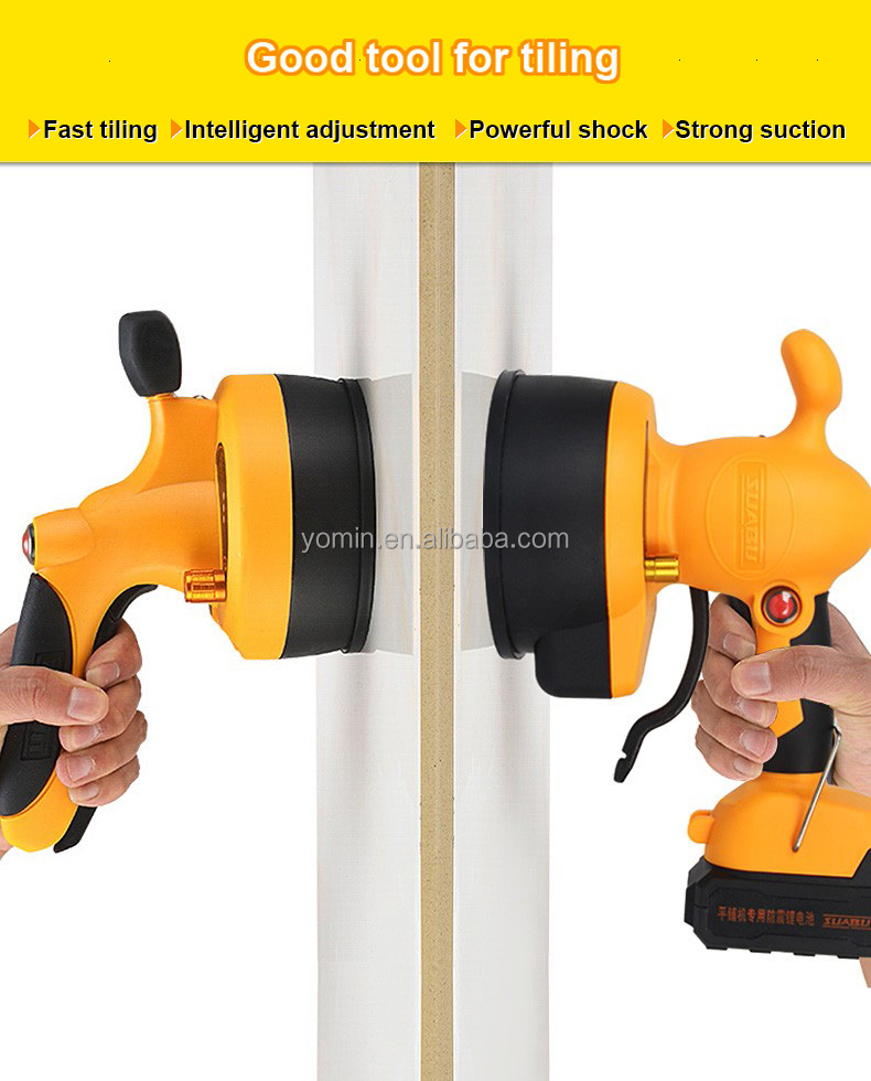 21V Tiles Automatic Paving Tools Tile Laying Vibrator, Tile Installation Machine, High-power Paving brick Wall