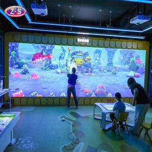 Buy cheap High Brightness Immersive Interactive Wall Drawing Game DLP Display Technology product