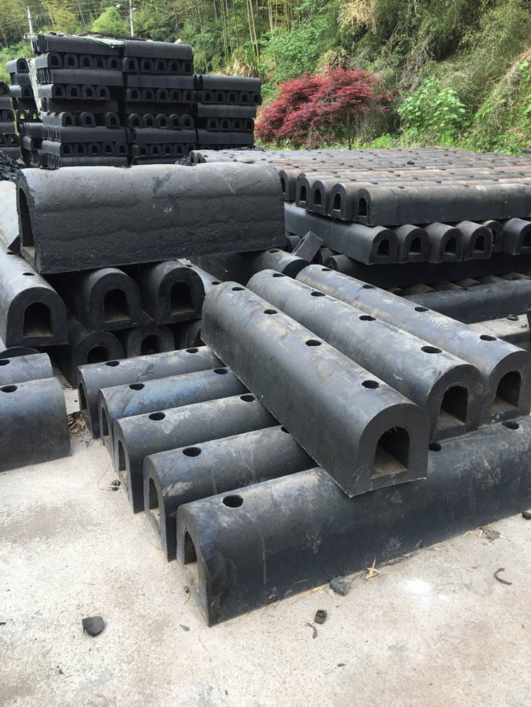 1/2"Thick Marine Rubber Boat Mooring Fenders Marine Dock Recycled D-Fenders