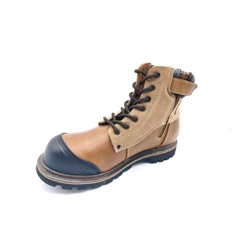 Yellow Style Martin Boots Anti Impact / Anti Puncture Protective Toe Boots