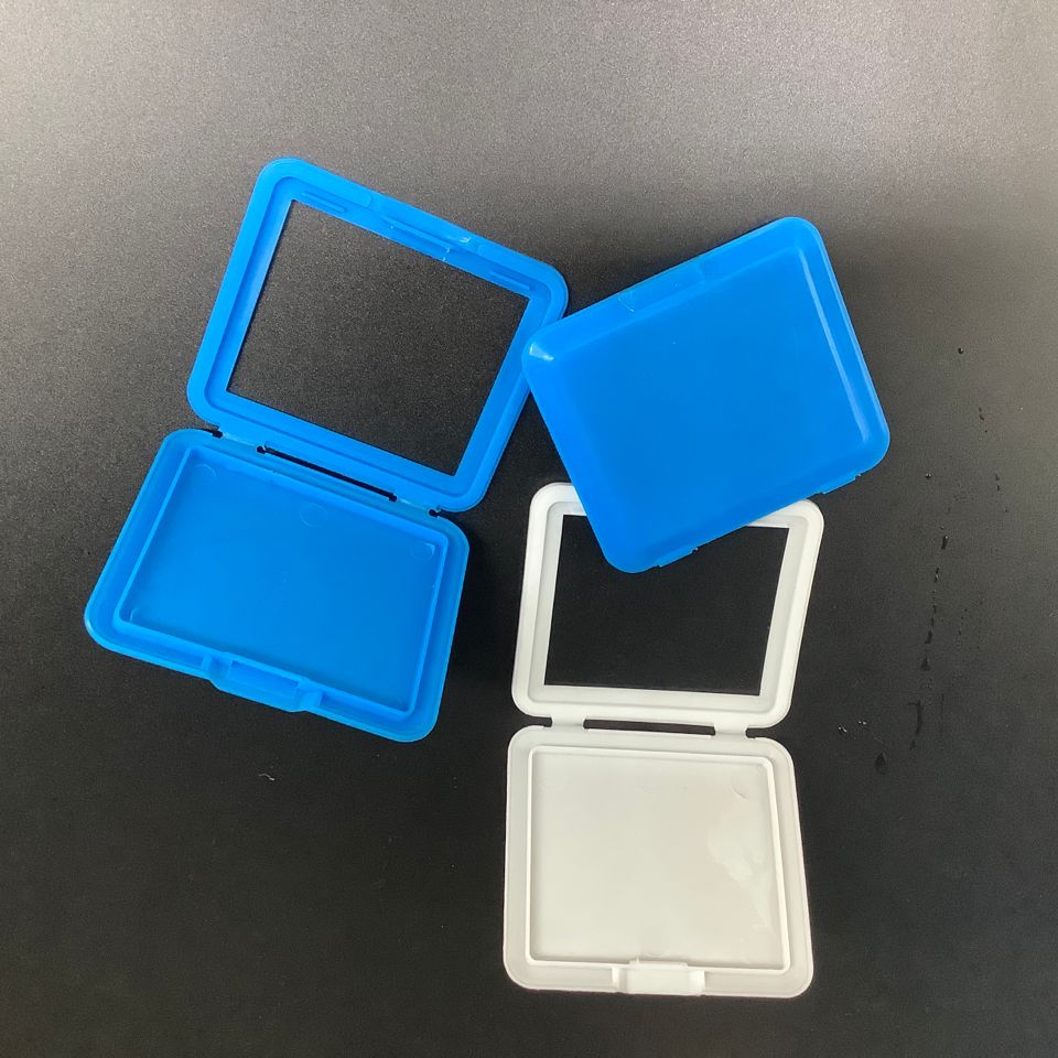 Blue Baby Wet Wipe Lid Cover 100mm ISO9001 Flip Top Cap