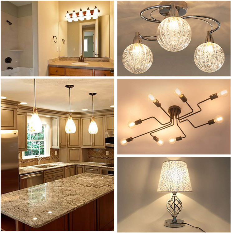 3000K LED Filament Bulb G45 Clear Glass LED Bulb E27 E14 220V 2W 4W