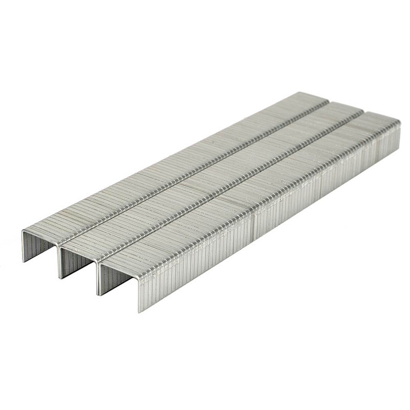 8mm Heavy Duty Staples 20GA 3/8 in Crown Leg T50 Galvanized Staples For Roofing