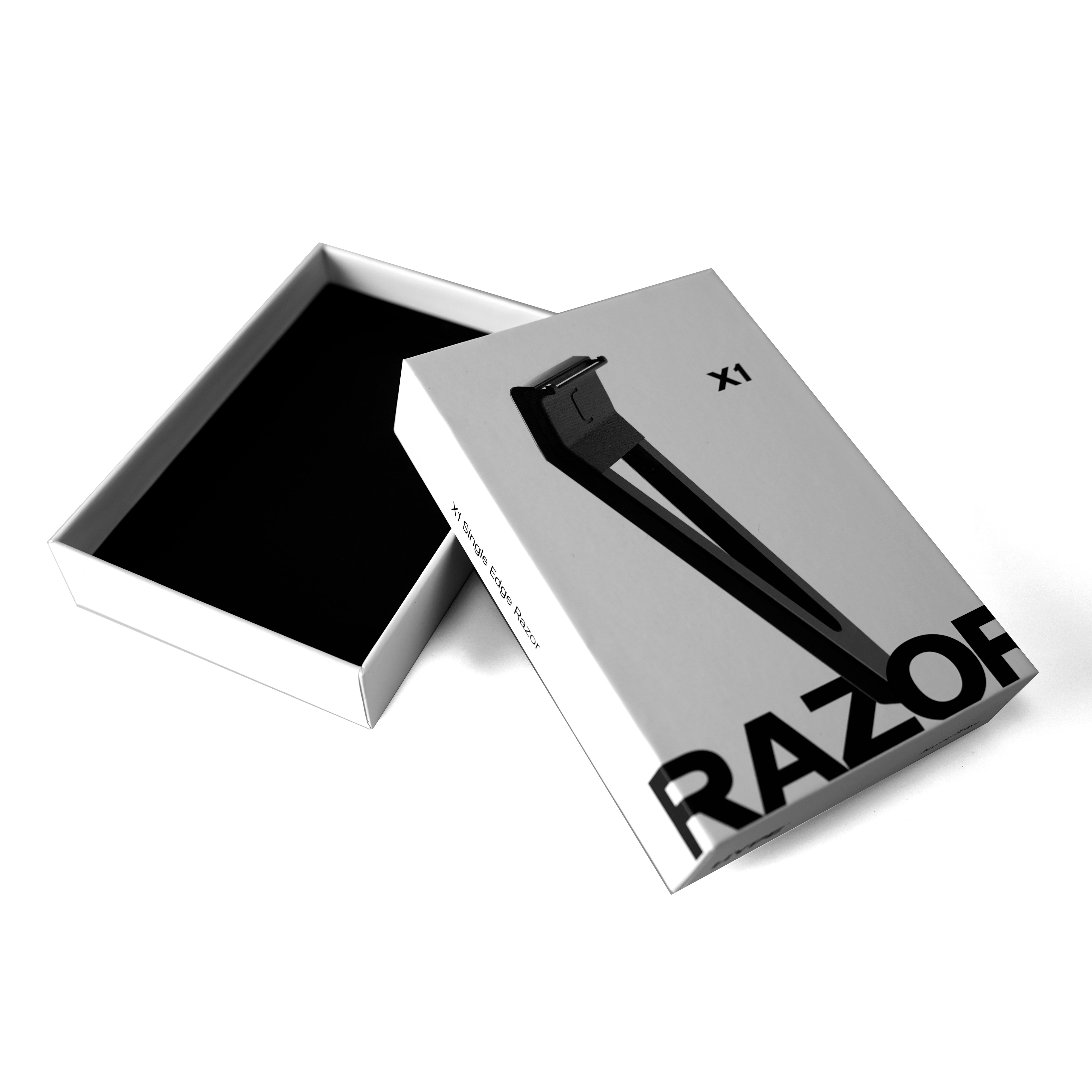 Razor Packaging Lid And Base Box With Foam Tray Custom Size