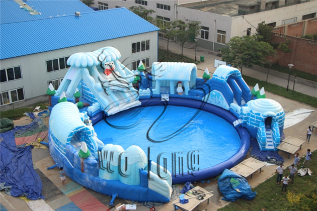 EN14960 certificate PVC Inflatable water park games
