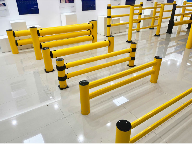 Flexible Pedestrian Barrier  Anti-Collision Guardrails Warehouse Safety Barrier Traffic Guardrails