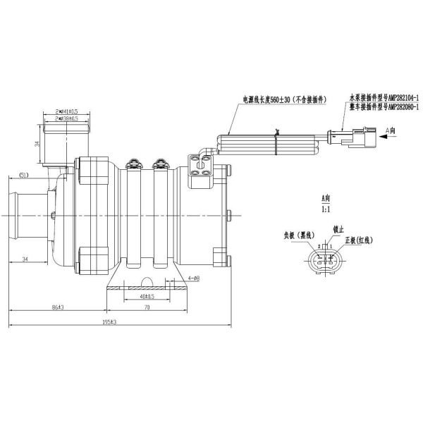 IP68 100L/Min Electric Coolant Pumps For 5G Base Stations Liquid Cooling System
