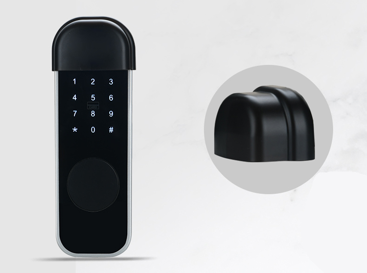 Ttlock Tuya APP Double Sided Fingerprint Lock For Iron Gate Silver Black