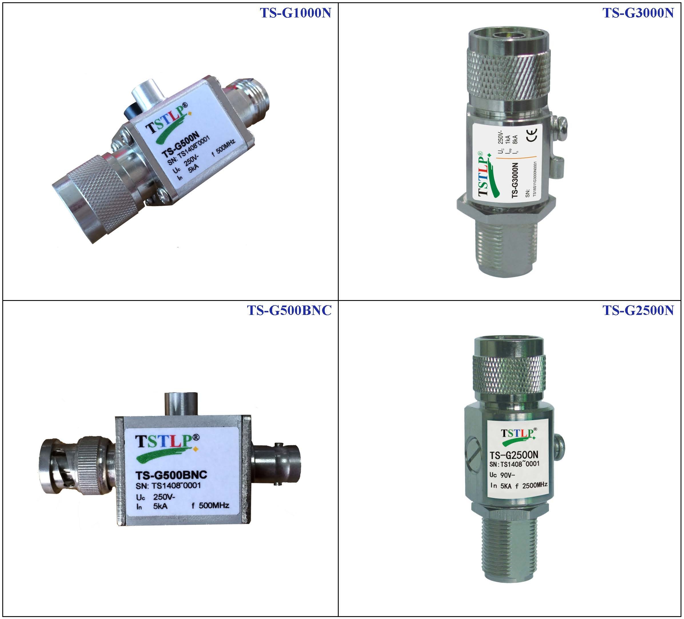 500MHz 3.5A Lightning Surge Arrester With N Connector For Antenna System