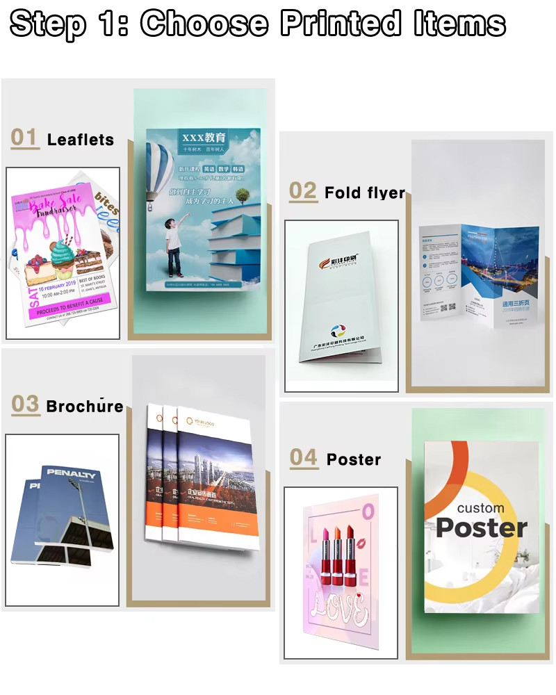 High Quality Custom printing luxury paper product booklet brochure catalogue