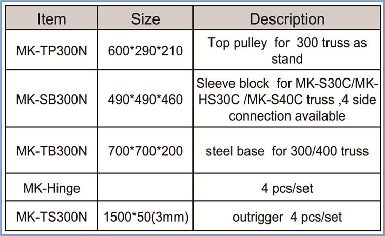 Truss Lift Ground Support Tower Aluminum Lighting System with Aluminum Alloy Certificate