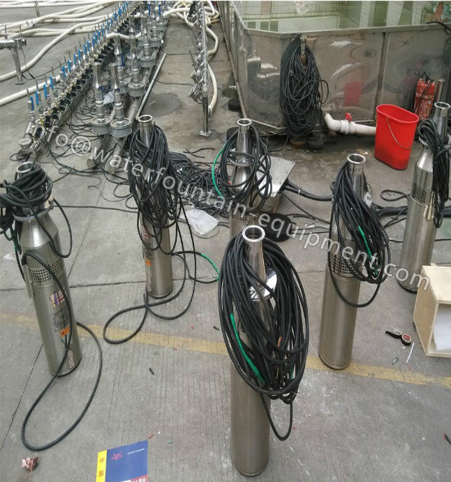 Landscape Stainless Steel Water Pump , City Square Centrifugal Pond Pump 13m Head