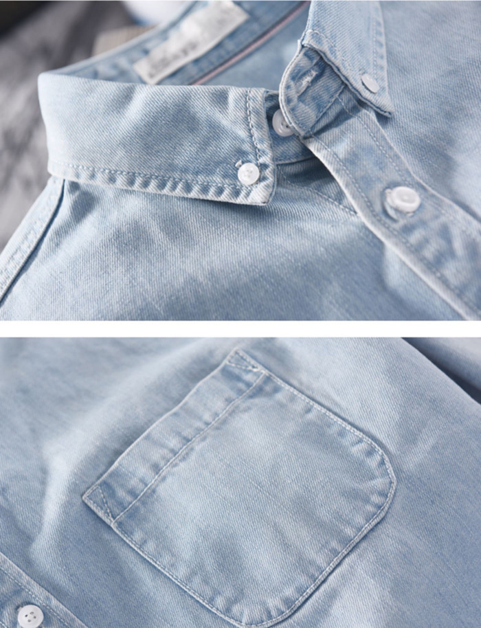 Indigo Material Denim Chambray Gracell Tencel Denim Fabric