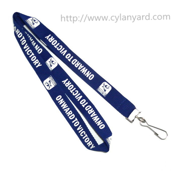 logo printed polyester lanyards