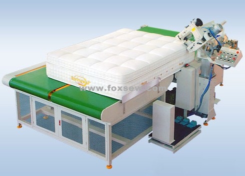 Auto-Flipping Mattress Tape Edge Machine