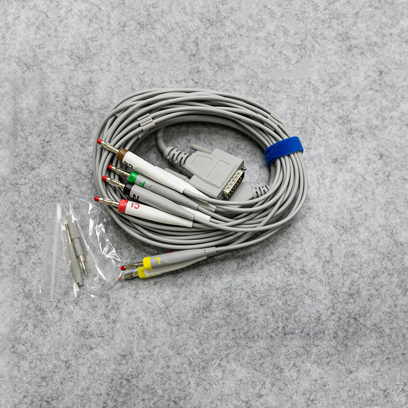 DE12 Portable Three Channel ECG Machine Pathological Portable 12 Lead Ecg Monitor