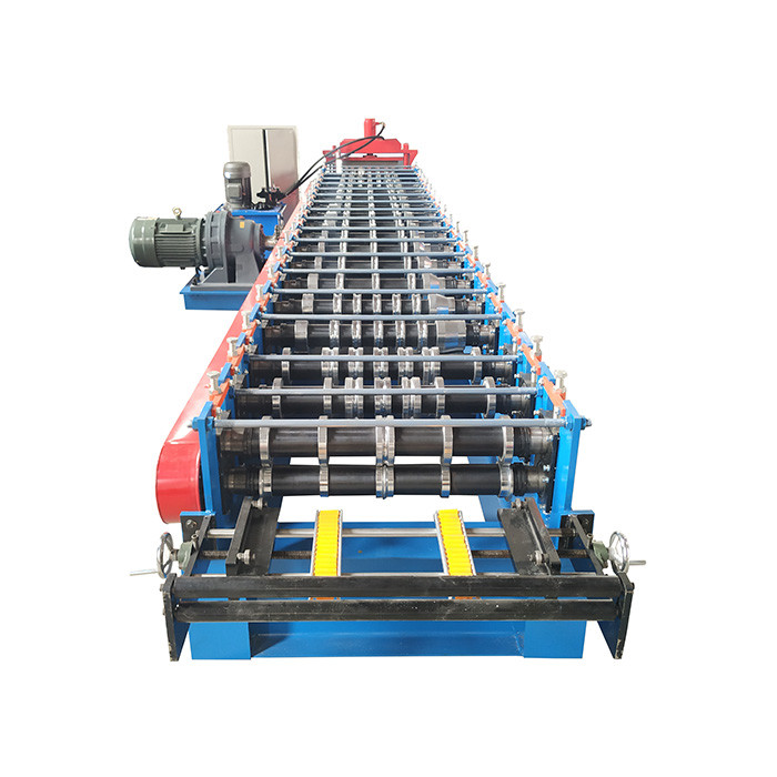 Galvanized Steel Floor Tile Decking Roofing Roll Forming Machine PLC Control
