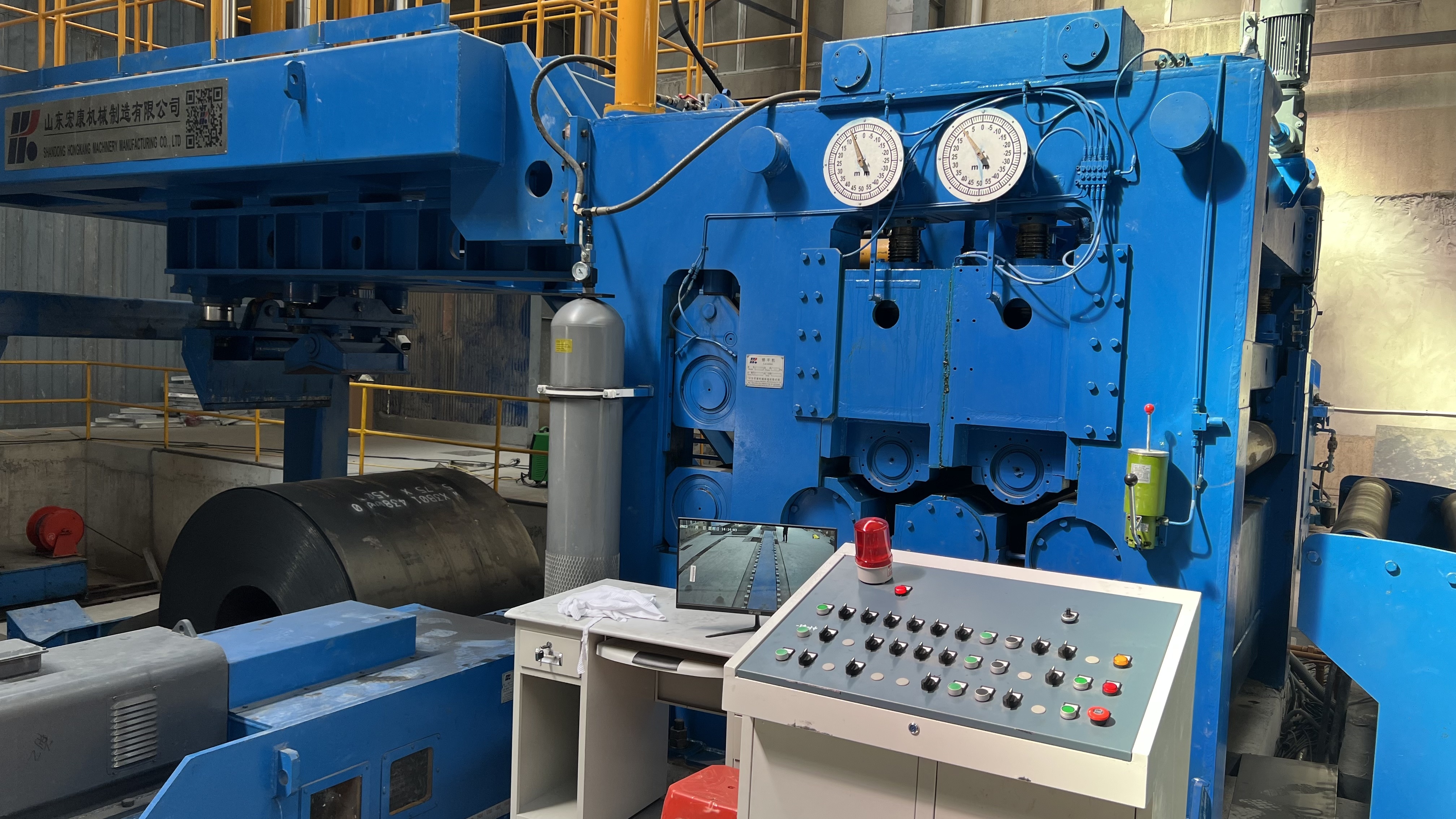 High Productivity Steel Coil Flattening and Leveling Machine for Home Appliances
