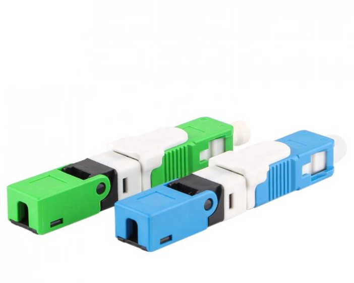 OEM LC APC Connector , Fast Connect Fiber Connectors For Telecommunication