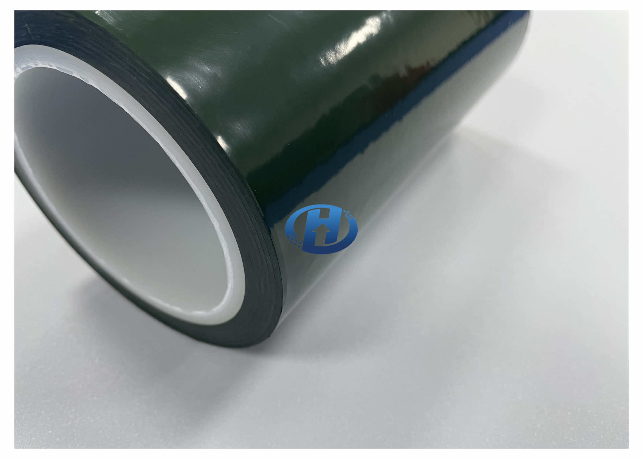 80 μm Dark Green HDPE Film UV Cured Silicone Coating Film Easy to peeloff Without Silicone Transfer No Residuals