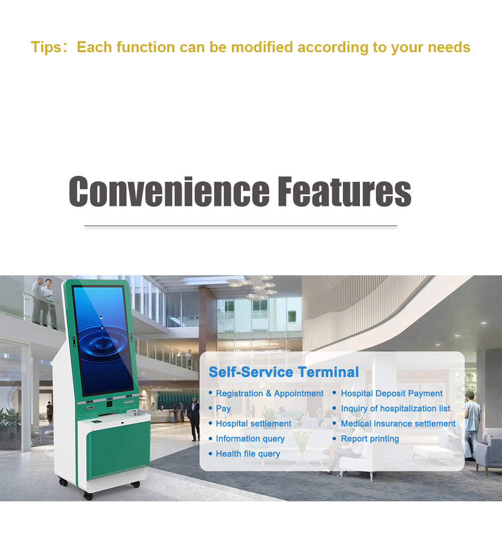 All In One Self Service Kiosk Machine Android Self Service Payment Machine