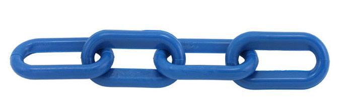 Colored decorative 6MM plastic chain