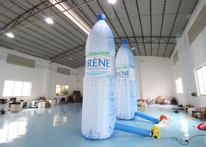 Tarpaulin Inflatable Advertising Drinking Bottles For Promotion