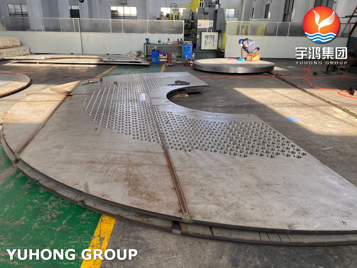 Customized Carbon Steel Baffle Plate Support Plate For Heat Exchanger