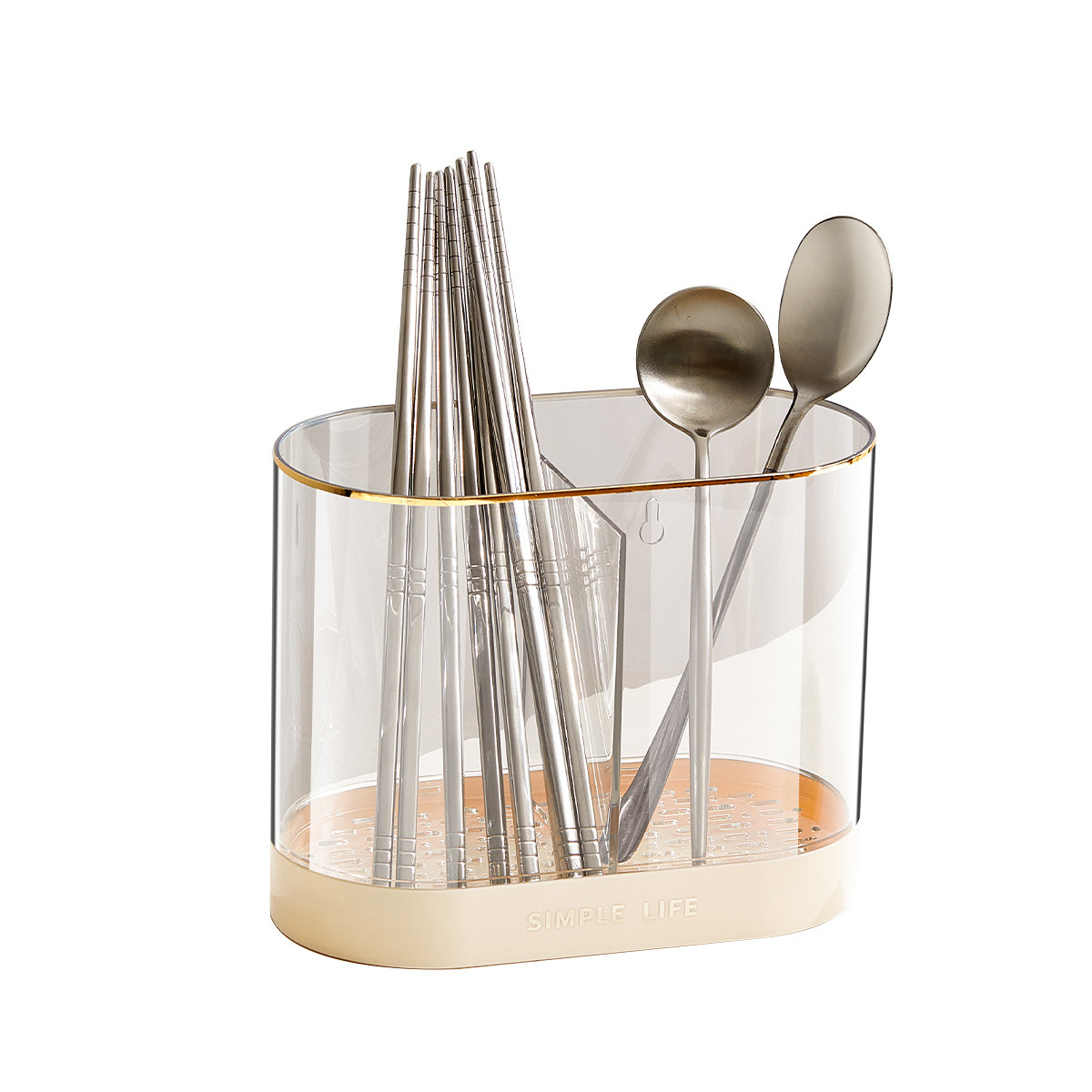 2 Sizes Kitchen Countertop Storage Utensil Holder Silverware Chopstick Organizer