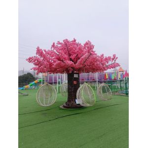 Buy cheap Custom Interactive Blossom Tree Swing Playground Equipment Play Modes product