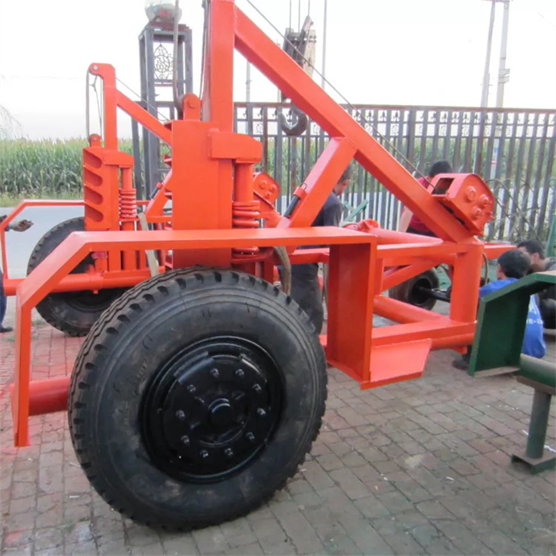 Heavy Duty Cable Drum Handling Max Reel Trailer Dia 1900mm Discount Price