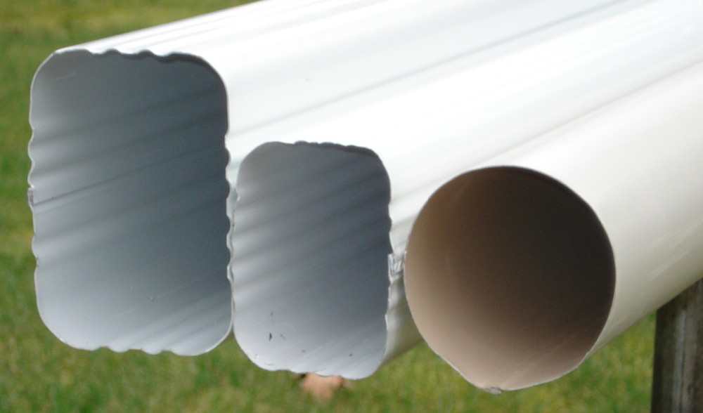 Galvanized cold steel sheet downspout pipe roll forming machine