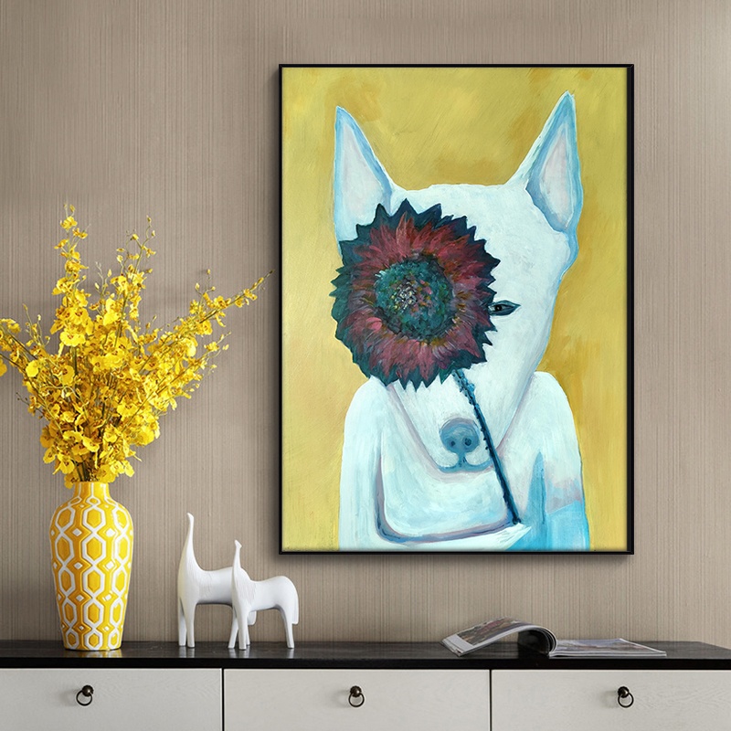 OEM ODM Abstract Animal Oil Painting On Canvas Wall Art Decor Modern Textured