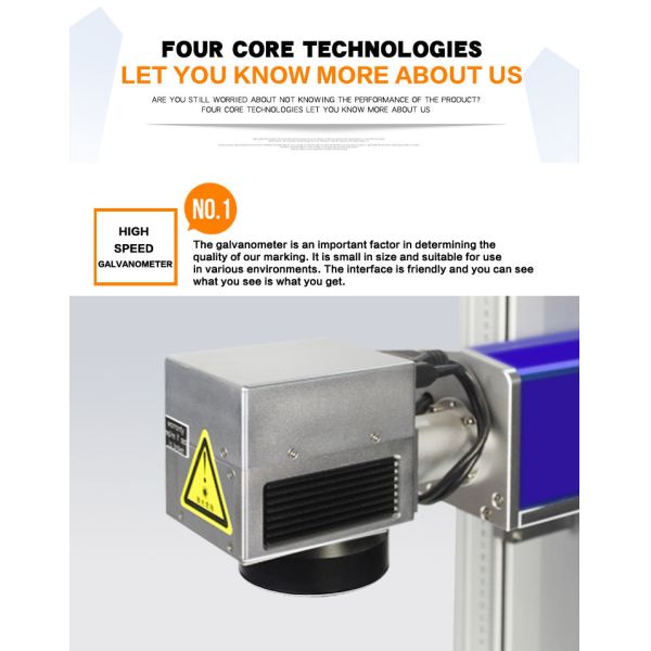 MAX! 50W 75W metal laser marking price optical fiber laser marking machine