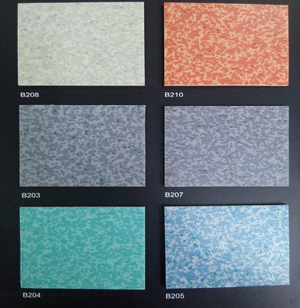 Colored PVC Floor Covering Thickness 2.0mm Anti - Corrosive Feature