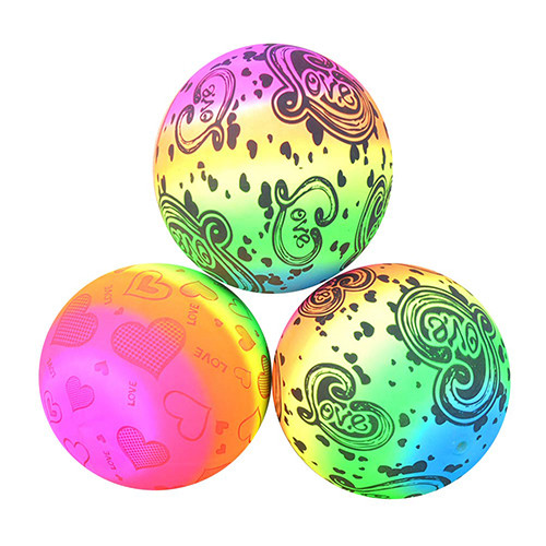Kids Inflatable PVC Toy Ball Colorful Wear Resistant Odor Free 8" - 9"