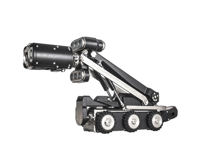 TVS-15 High Definition Underground Main Pipe Inspection Camera , CCTV Sewer Pipe Inspection Equipment Robot