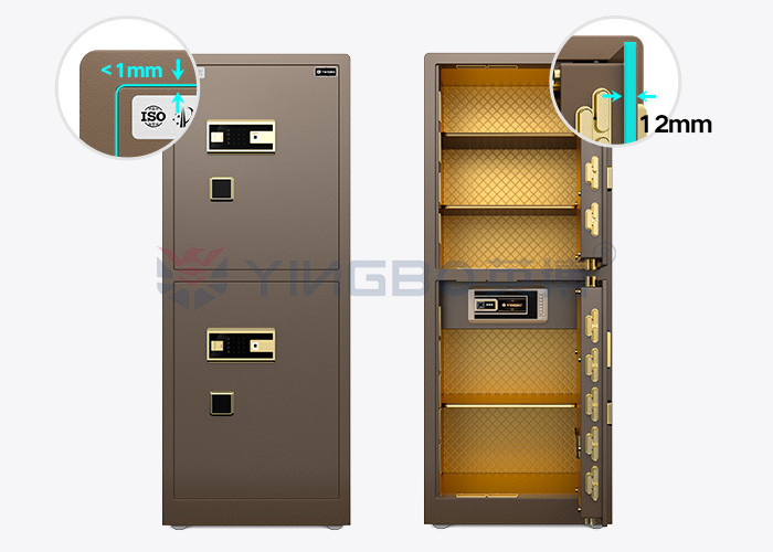 Solid Steel Double Door Home Safe Box For Security H1500mm YB/RS-150D