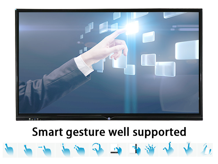 96 Inch Interactive Flat Panel Displays Multi Touch Portable Interactive Whiteboard ROHS