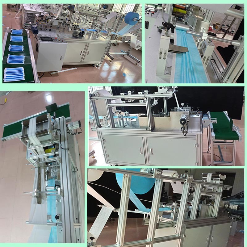 Ultrasonic 3 Ply Face Mask Making Machine High Speed 220 V 50 Hz