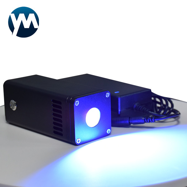 Portable Air Cooling 72W 365nm UV LED Flashlight 395nm 20mmx20mm