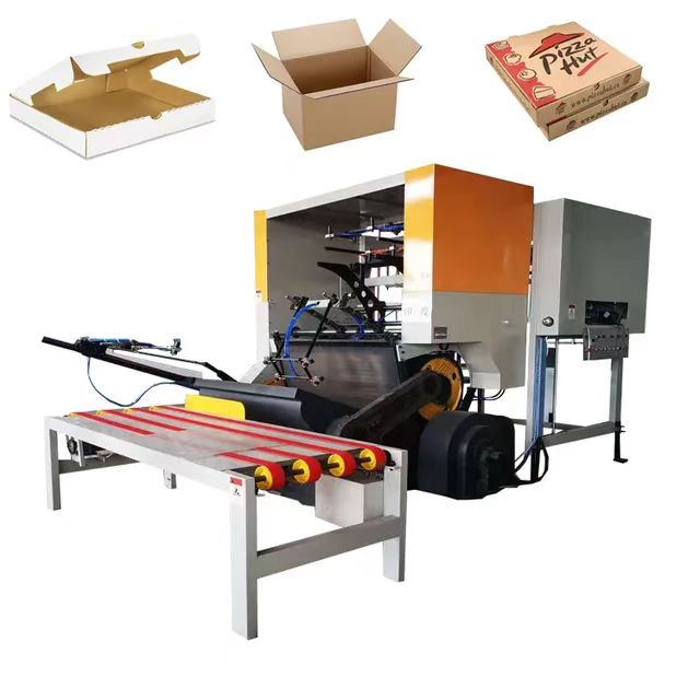 5.5kw Automatic Die Cutting and Creasing Machine for Pizza Box Making