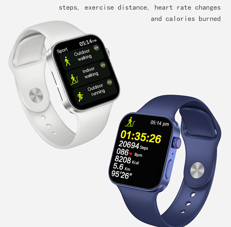 IPS Full Screen RTK Programmable Smart Watch For ECG Heart Rate