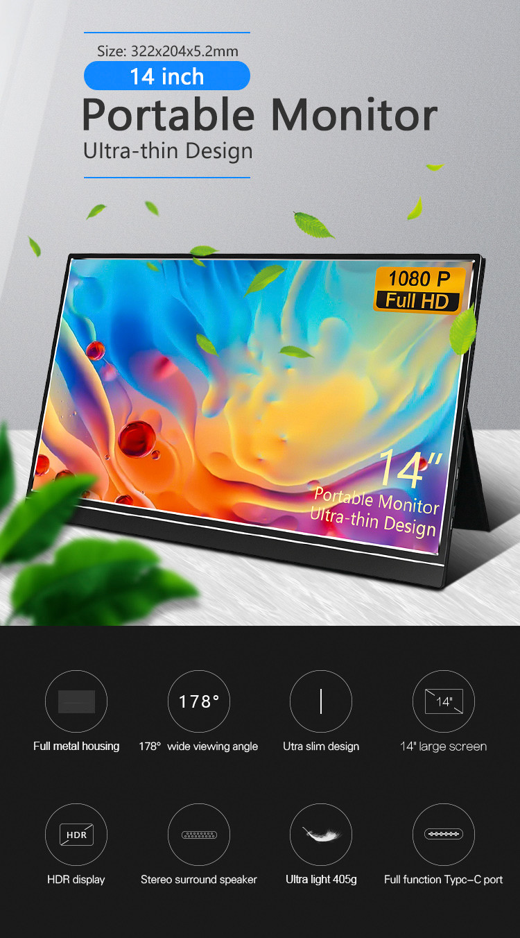 14inches Portable Gaming Monitor
