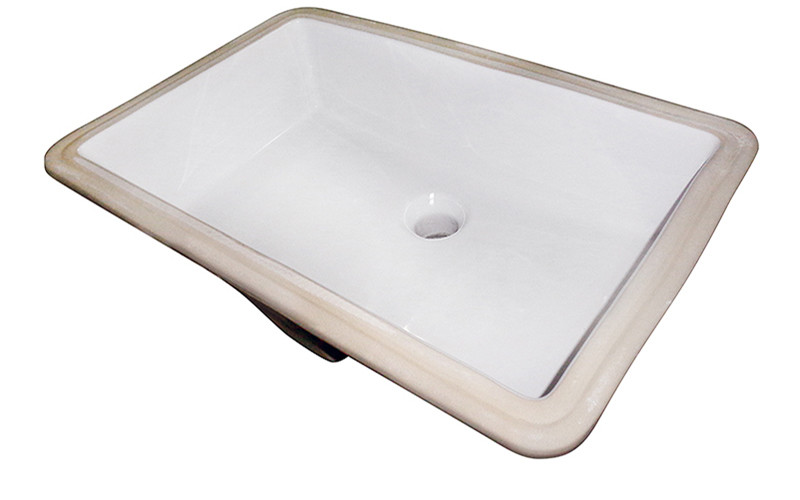 ARROW AP4006 Undercounter Bathroom Basin Rectangle Without Overflow