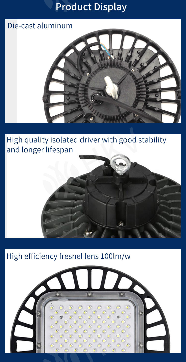 20000lm Waterproof Stable Heat Dissipation LED High Bay Light Fixtures Industrial Lighting