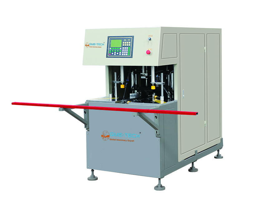 Economic upvc window corner cleaning machine for contruction window production, PLC cleaning machine