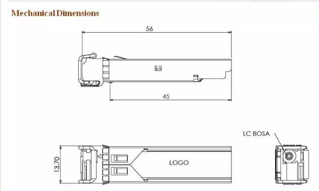 1.25G 10G CWDM SFP 10G SR SFP Optical Transceiver